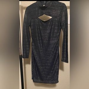 JLo bodycon style shimmer dress size small